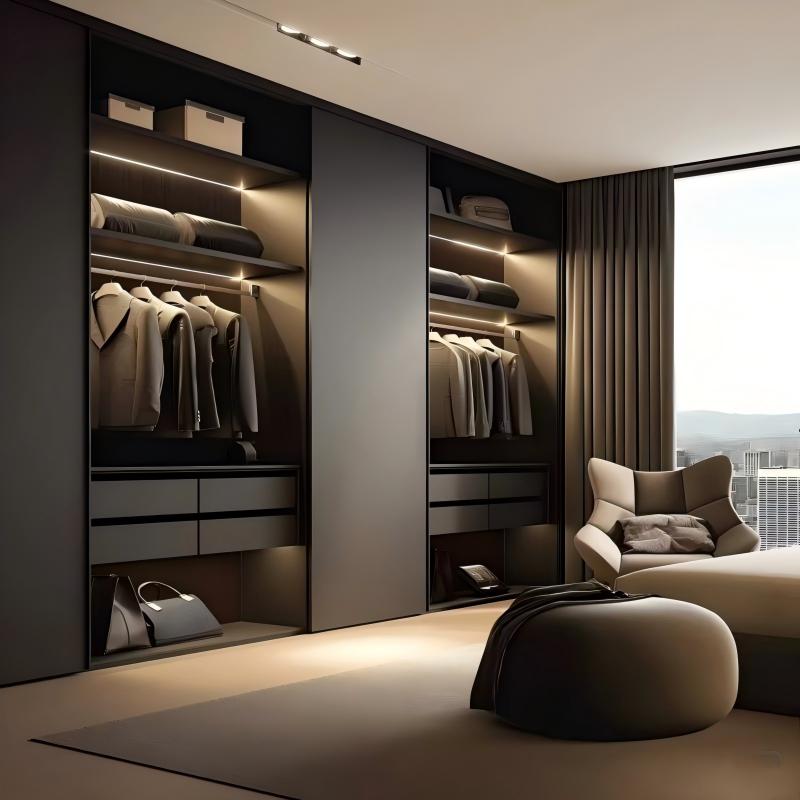 Шкаф из черного дерева