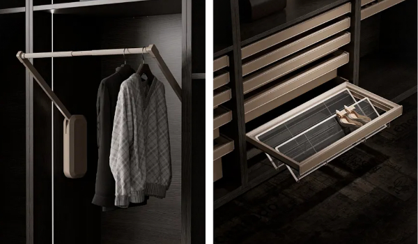 Armadio verde smeraldo