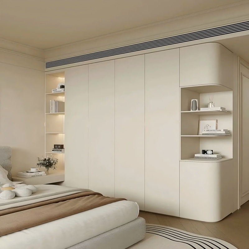 Armários de cozinha creme fosco