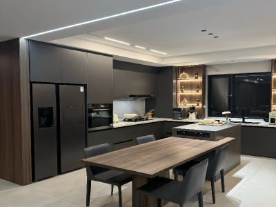 Usine de fournisseurs pour armoires de cuisine modernes