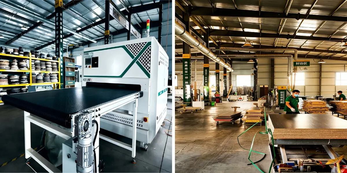 CNC Machine Cutting Cabinet Panels CNC Machine Cutting Cabinet Panels