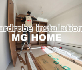 Einbau eines Kleiderschranks