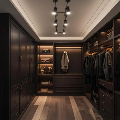 Natural Wood Wardrobe