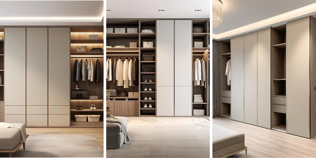 खुली लटकती अलमारी