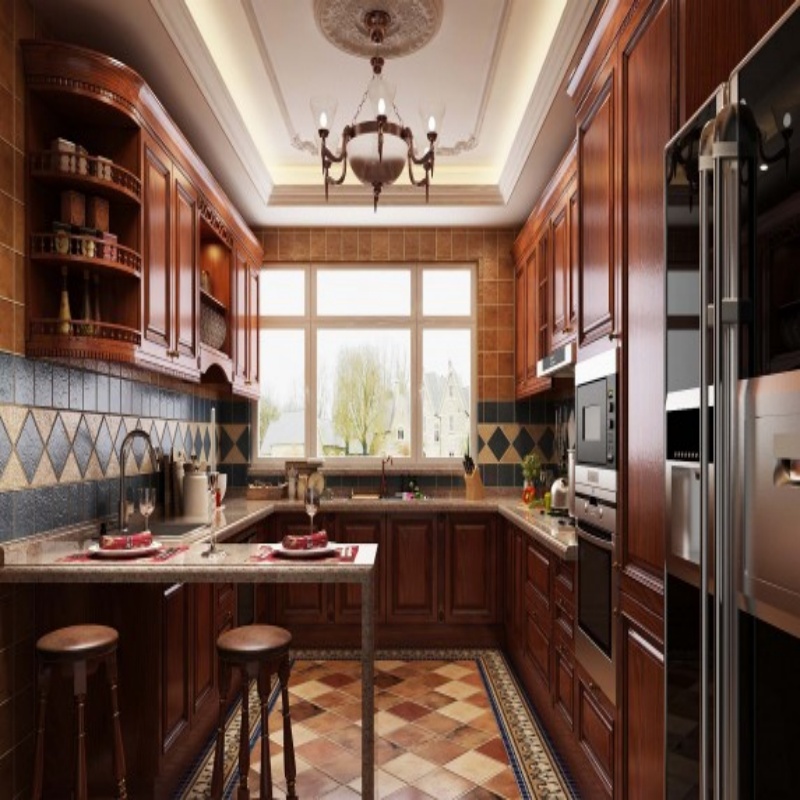 Деревянный кухонный гарнитур