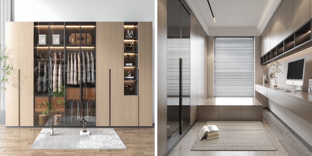 घरेलू शयनकक्ष भंडारण