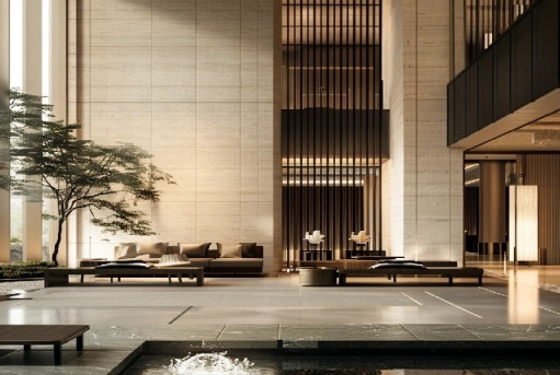 Design d'intérieur de grand hôtel