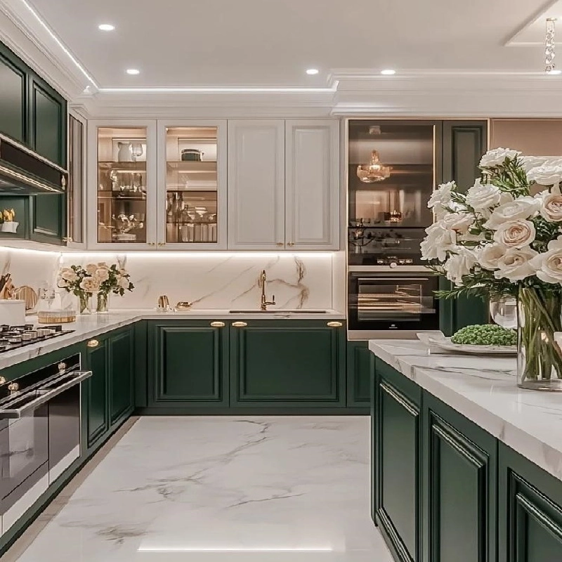 Green Kitchen Doors