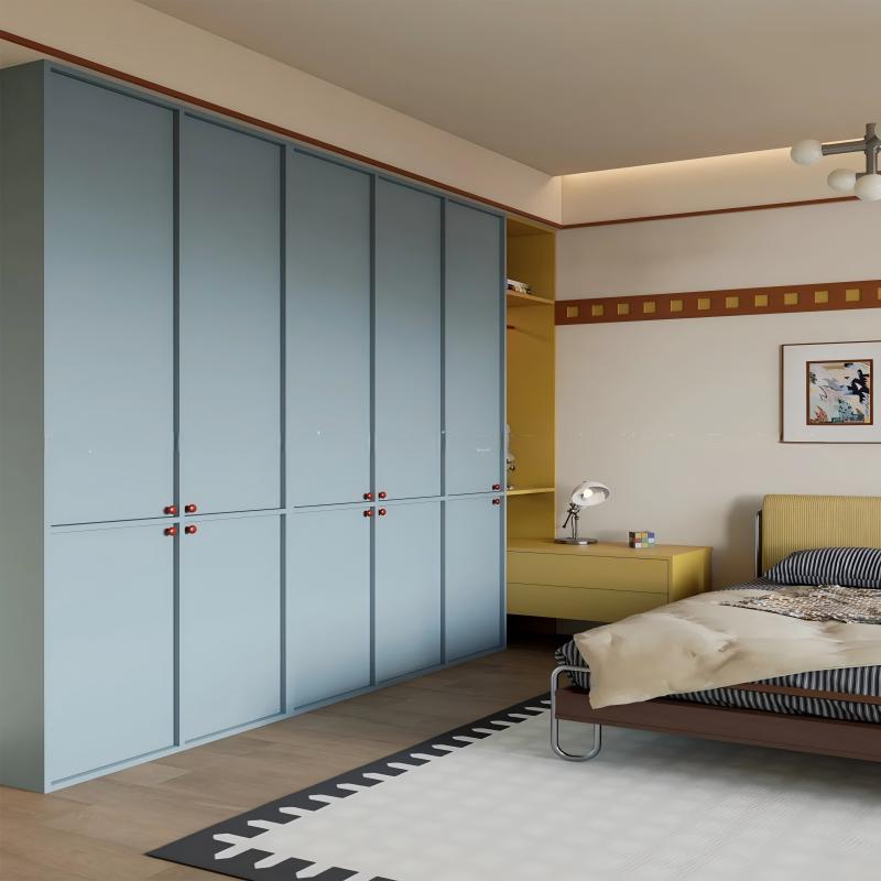 Modern Blue Storage Wardrobe
