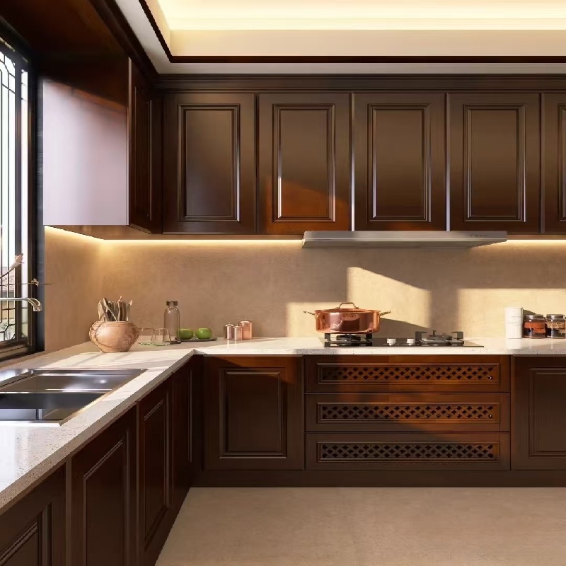 Vorratsschrank aus Massivholz