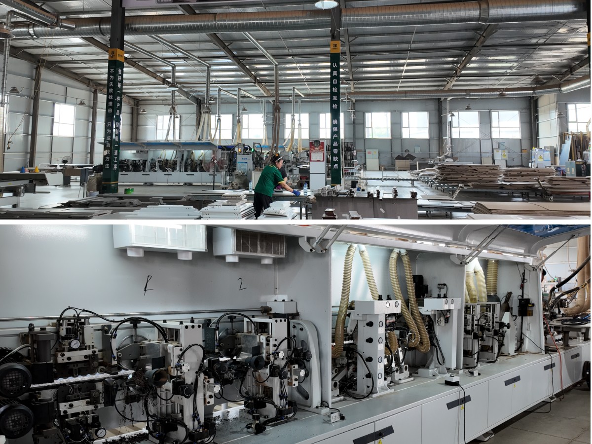 रसोई को नारंगी रंग से रंगा गया