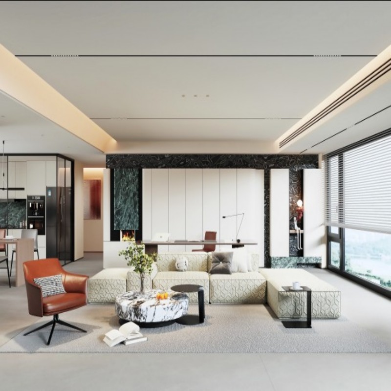 Lemari Ruang Tamu Kayu Mewah