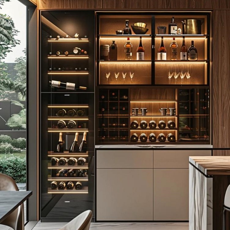 Custom Wine Cabinet