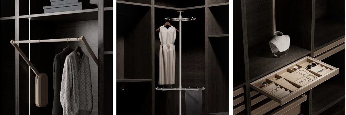 Современный Белый Гардероб