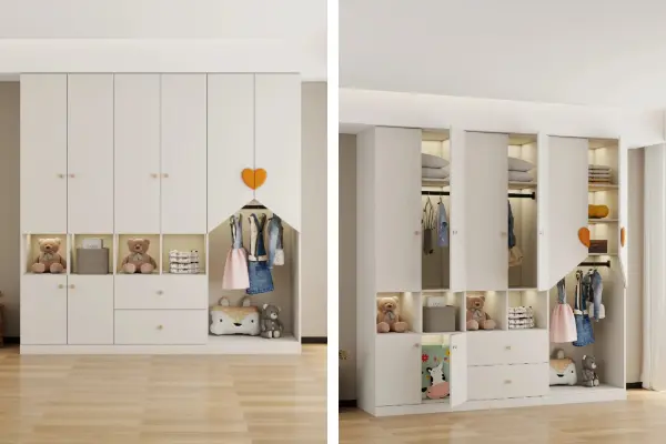 Optimized Kids Bedroom Wardrobe Storage Optimized Kids Bedroom Wardrobe Storage