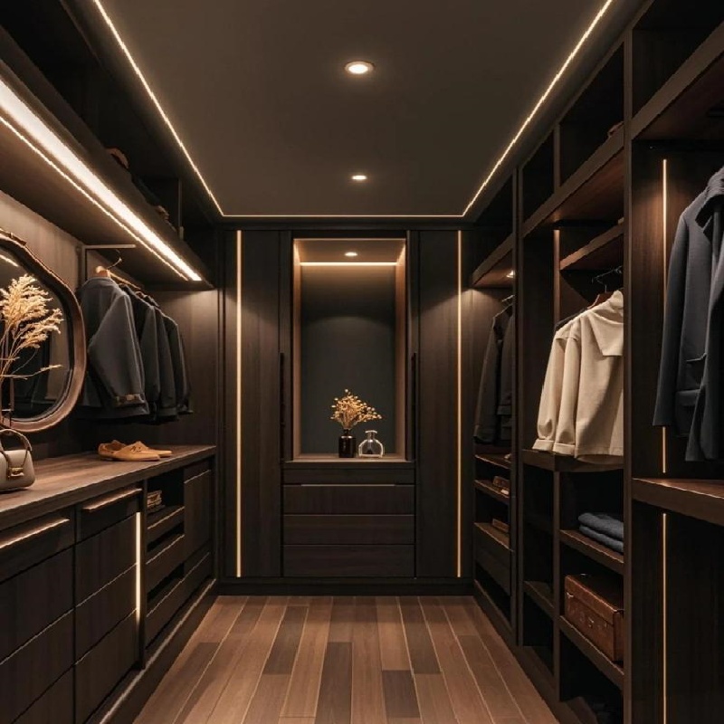 Armadio in legno naturale