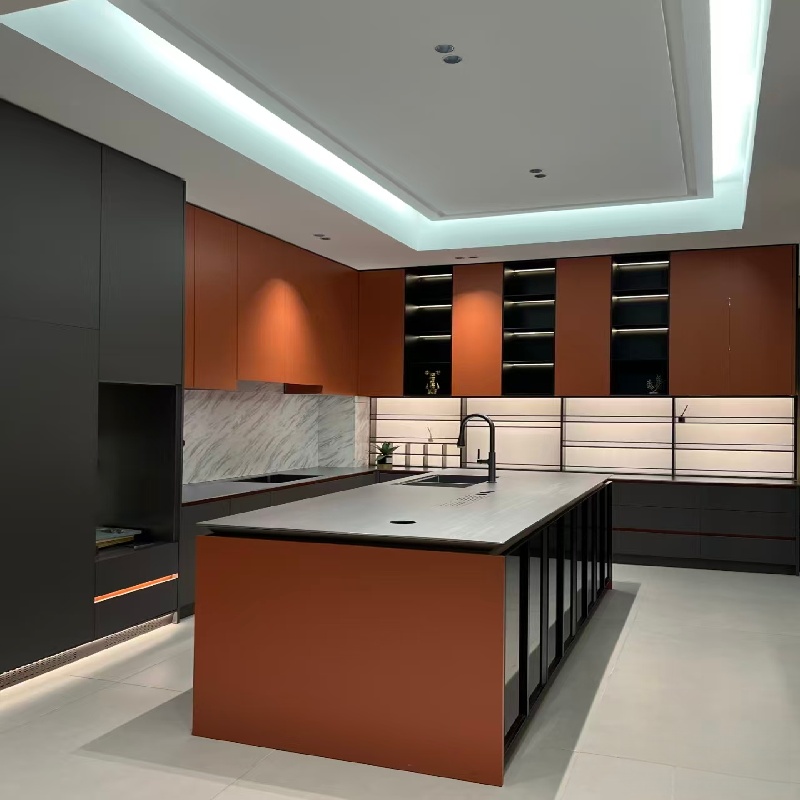 Cuisine orange brûlée