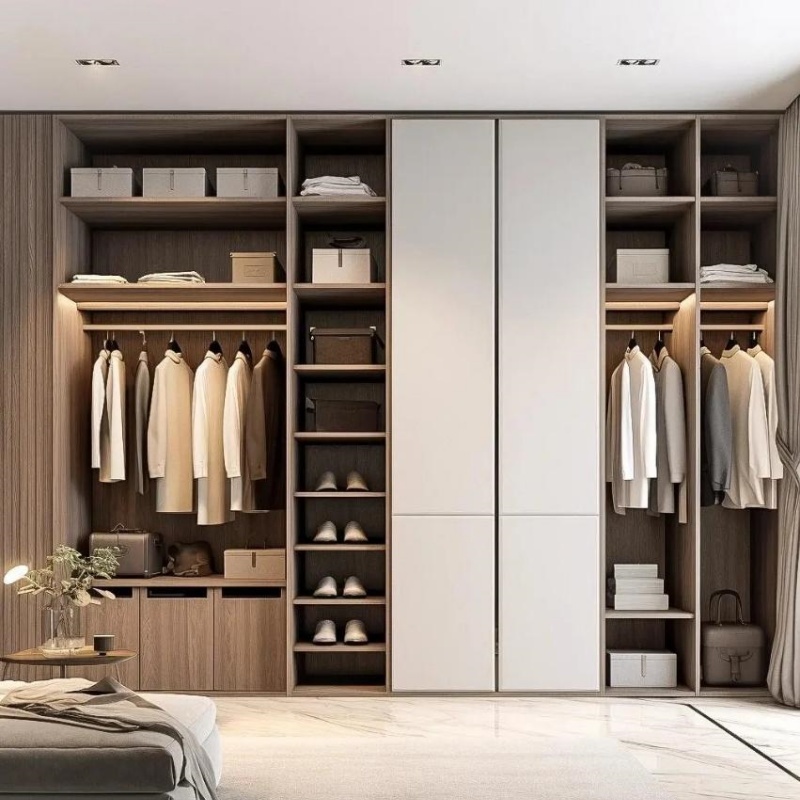 खुली लटकती अलमारी