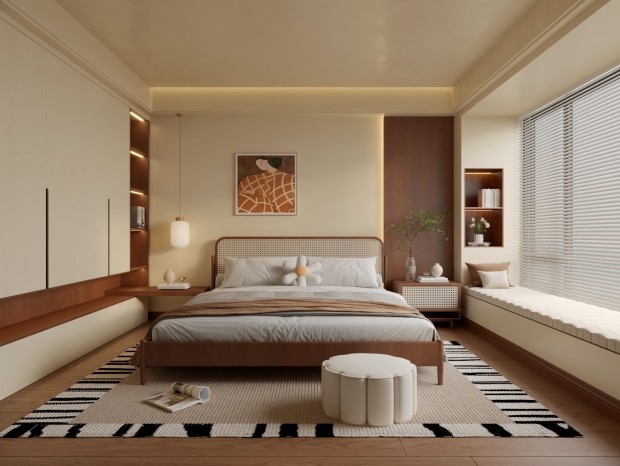 Armoire blanc cassé