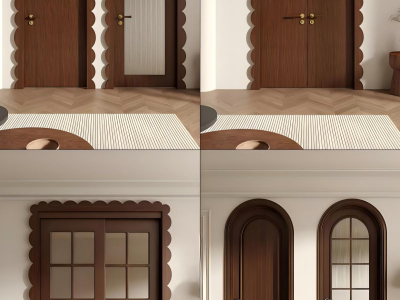 Portas interiores escuras