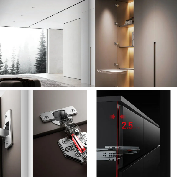 Mobili da cucina grigio scuro