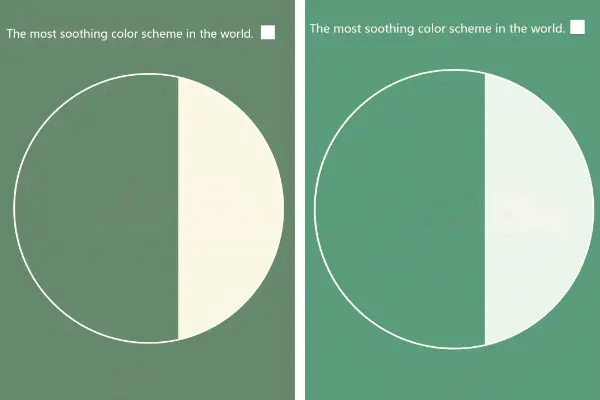 La combinazione di colori più rilassante del mondo La combinazione di colori più rilassante del mondo