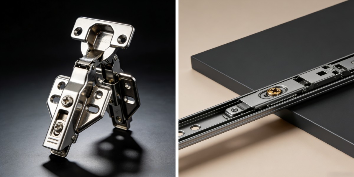 Современный черный гардероб