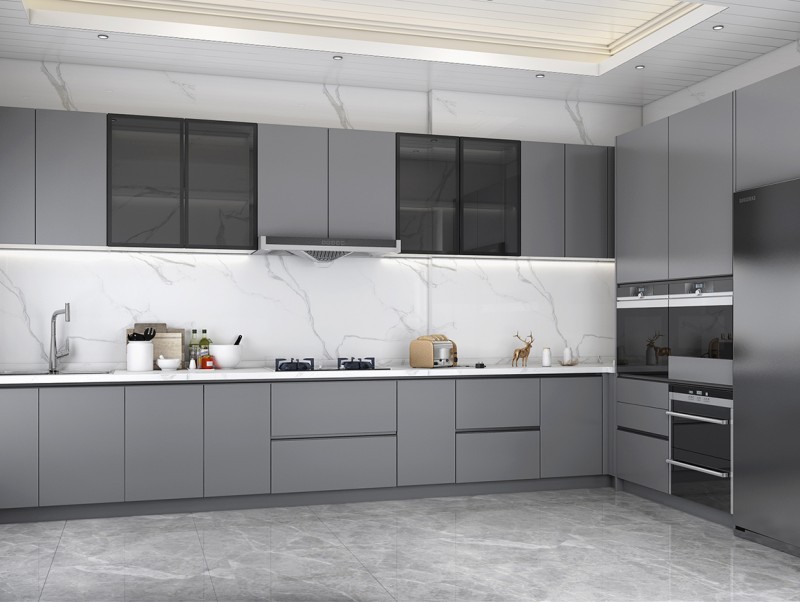 Armoires de cuisine blanches de style ferme