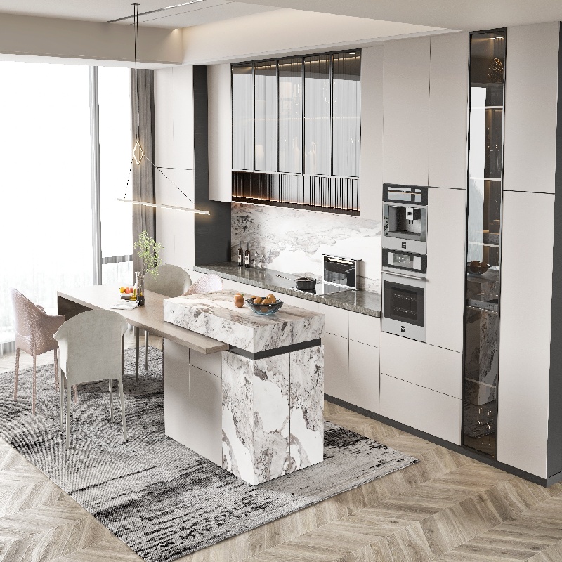 Armarios de cocina blancos mate