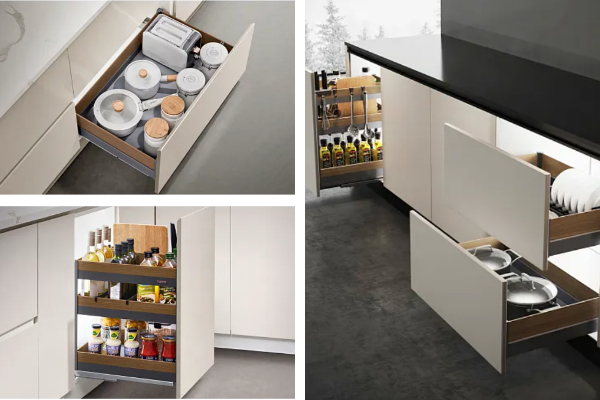 White And Wood Cabinet