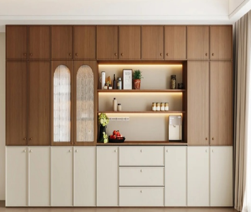 Open Shelving Sideboard Cabinet