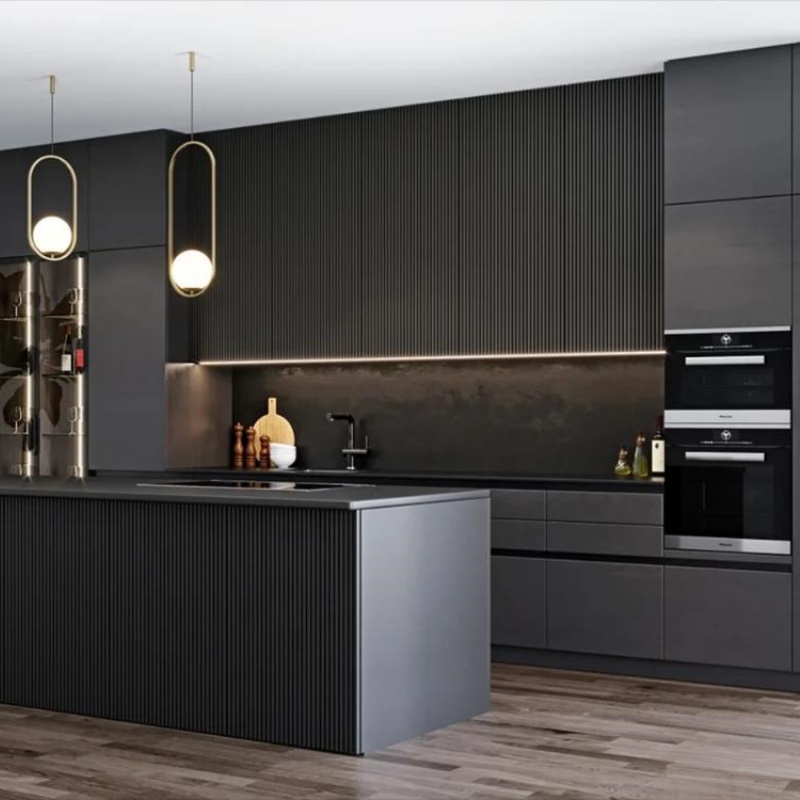 ग्रे शेकर रसोई