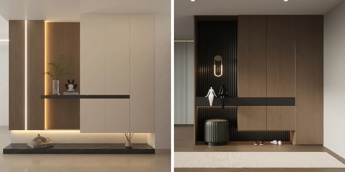 Armoires d'entrée pleine hauteur