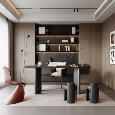 Черные книжные полки