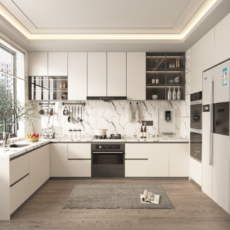 Mobili da cucina bianco opaco