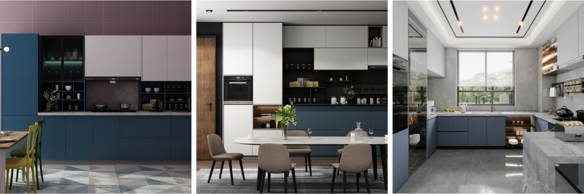 Portas de armário Shaker brancas