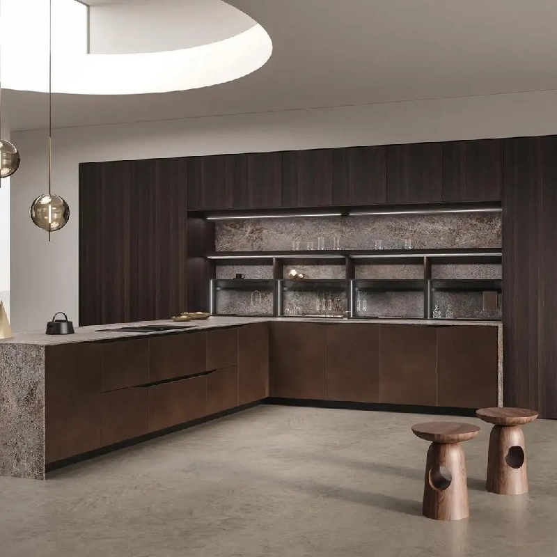 उच्च गुणवत्ता वाले लकड़ी के रसोई कैबिनेट