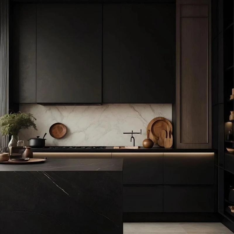 Black Modern Cabinet