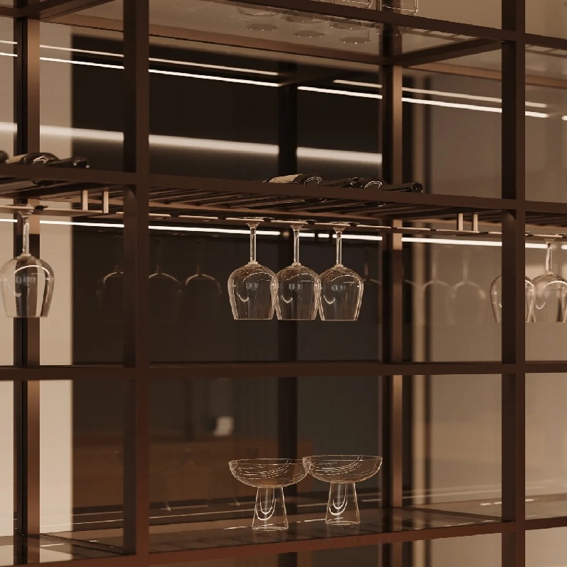 Armadietto per bottiglie di vino