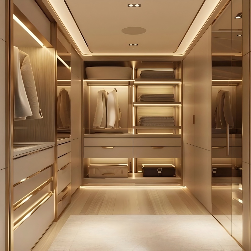 Dressing de luxe ouvert