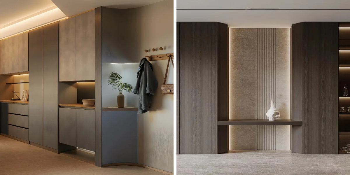 Armoires à chaussures d'entrée