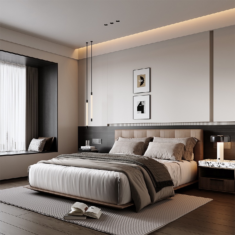 Interno accogliente della camera da letto