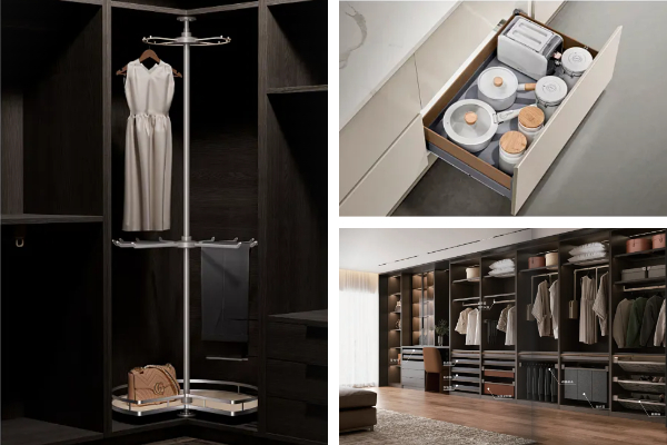 Kleiderschrank aus Holz