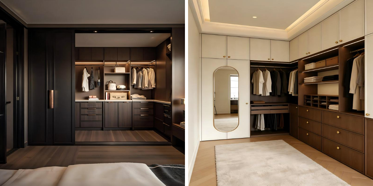 Roupeiros de madeira maciça