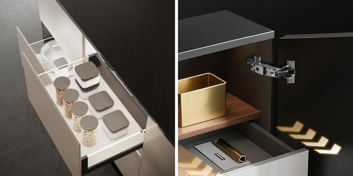 Küchen-Sideboard aus Holz