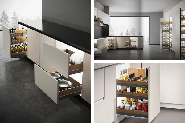 Mobili da cucina in legno bianco Mobili da cucina in legno bianco