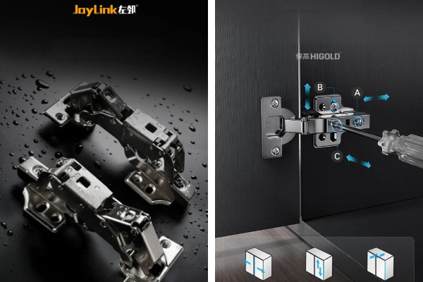 Кухня с темно-зелеными кухонными шкафами