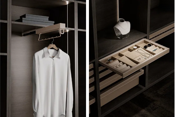 Portes d'armoires en bois massif