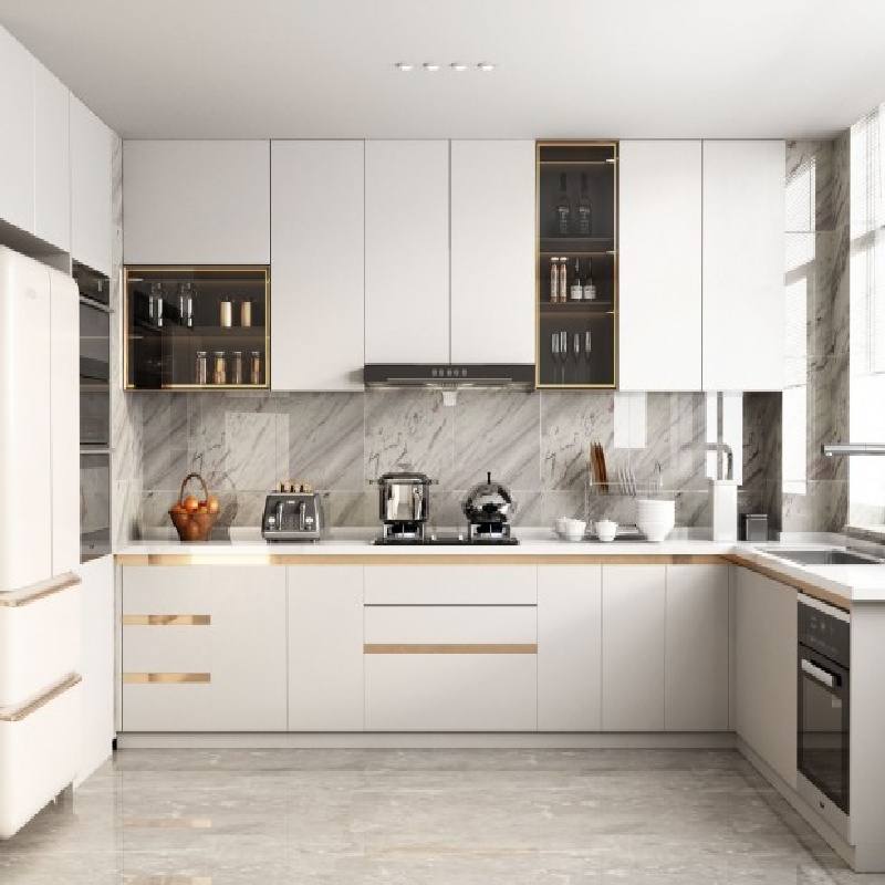 White Farmhouse Kitchen Cabinets