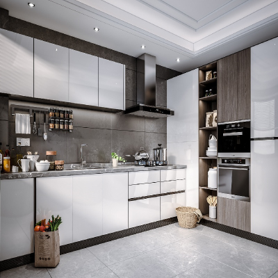 Mobili da cucina bianco opaco